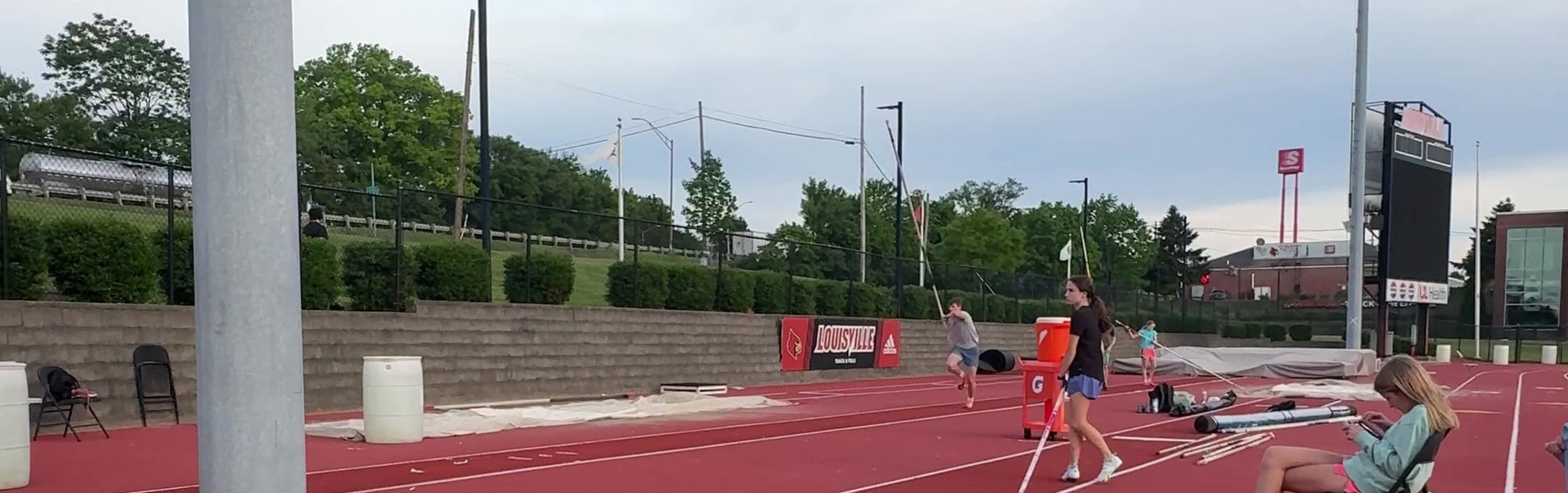 Elevate Track Club athletes training